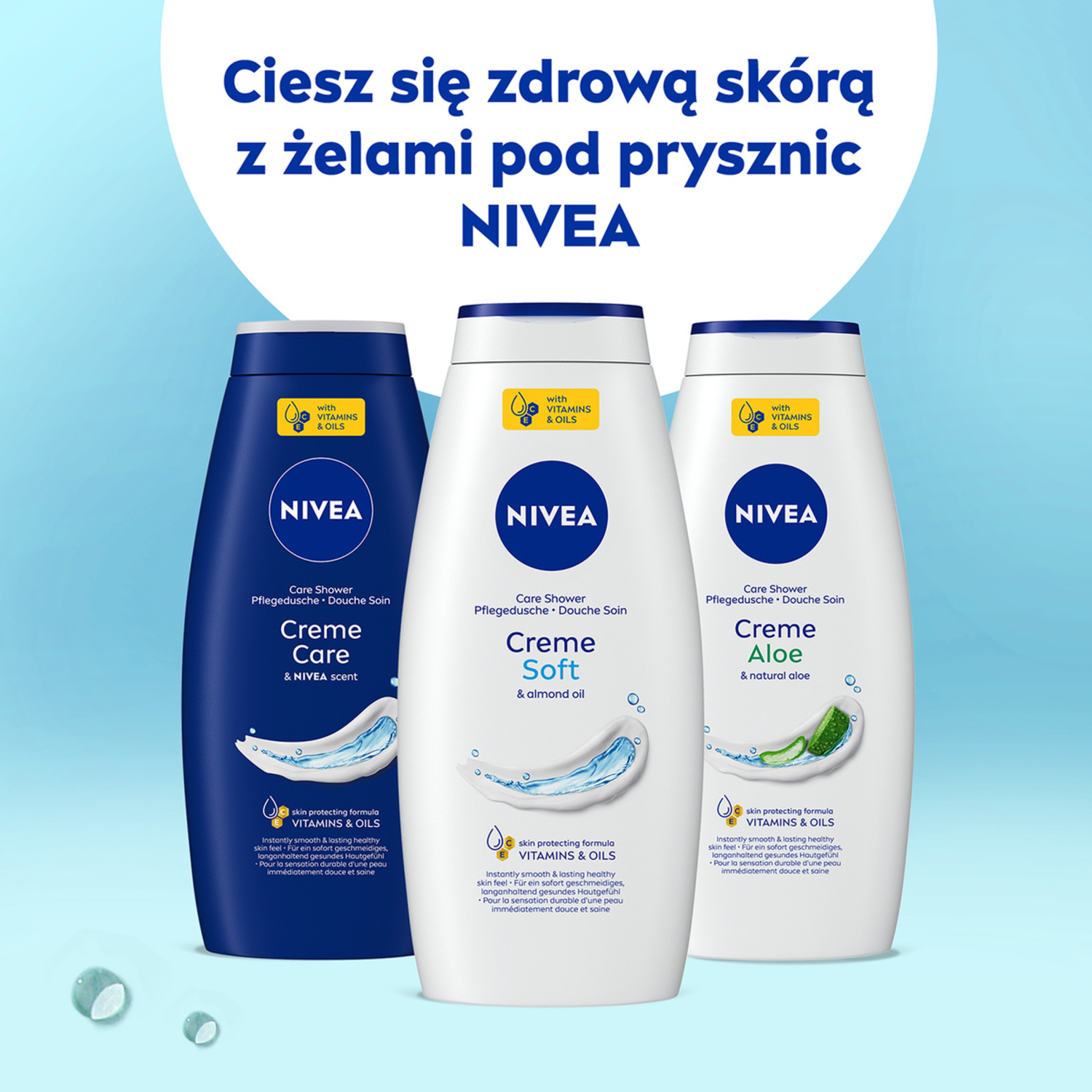 Gel de duș Nivea 750 ml