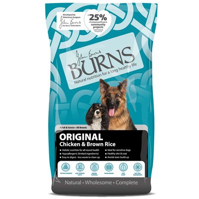 Burns Original für Erwachsene und Senioren – Hühnchen mit braunem Reis