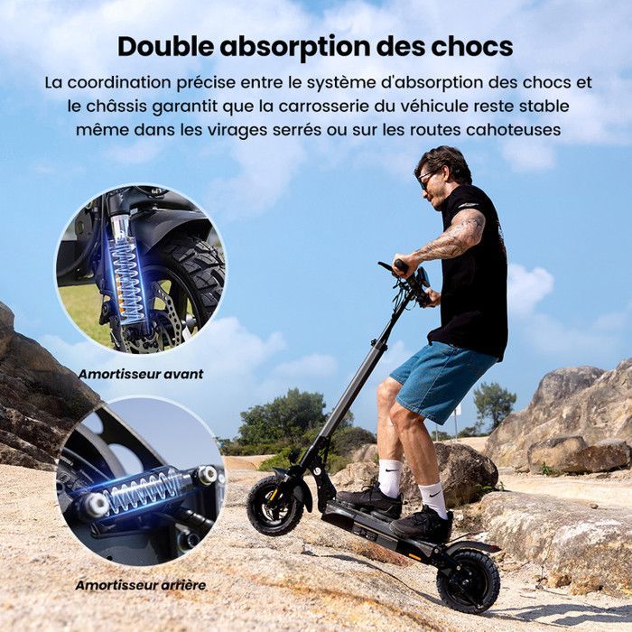Patinete eléctrico plegable AGILERIDE AS-P1 de 10