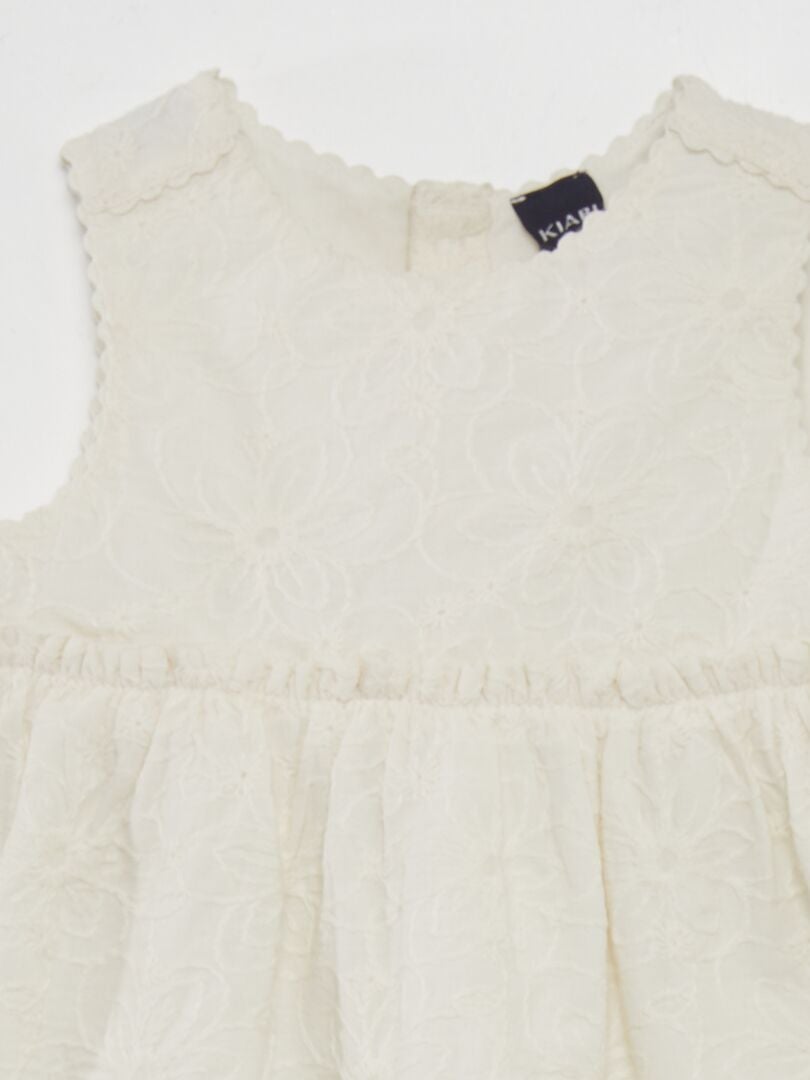 Robe à coutures anglaises - BLANC