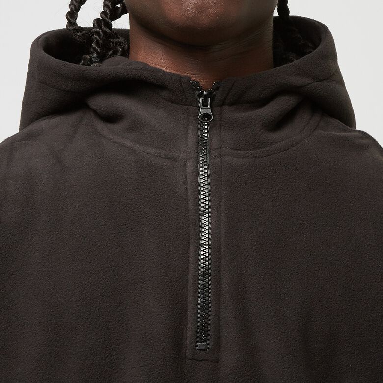 Oversized Polar Fleece Half Zip Hoody