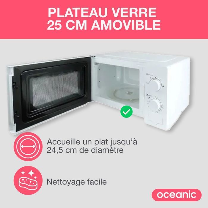 Magnetron OCEANIC MO20W11 Wit 45,4 x H26,1 x D32,6 cm - 20L