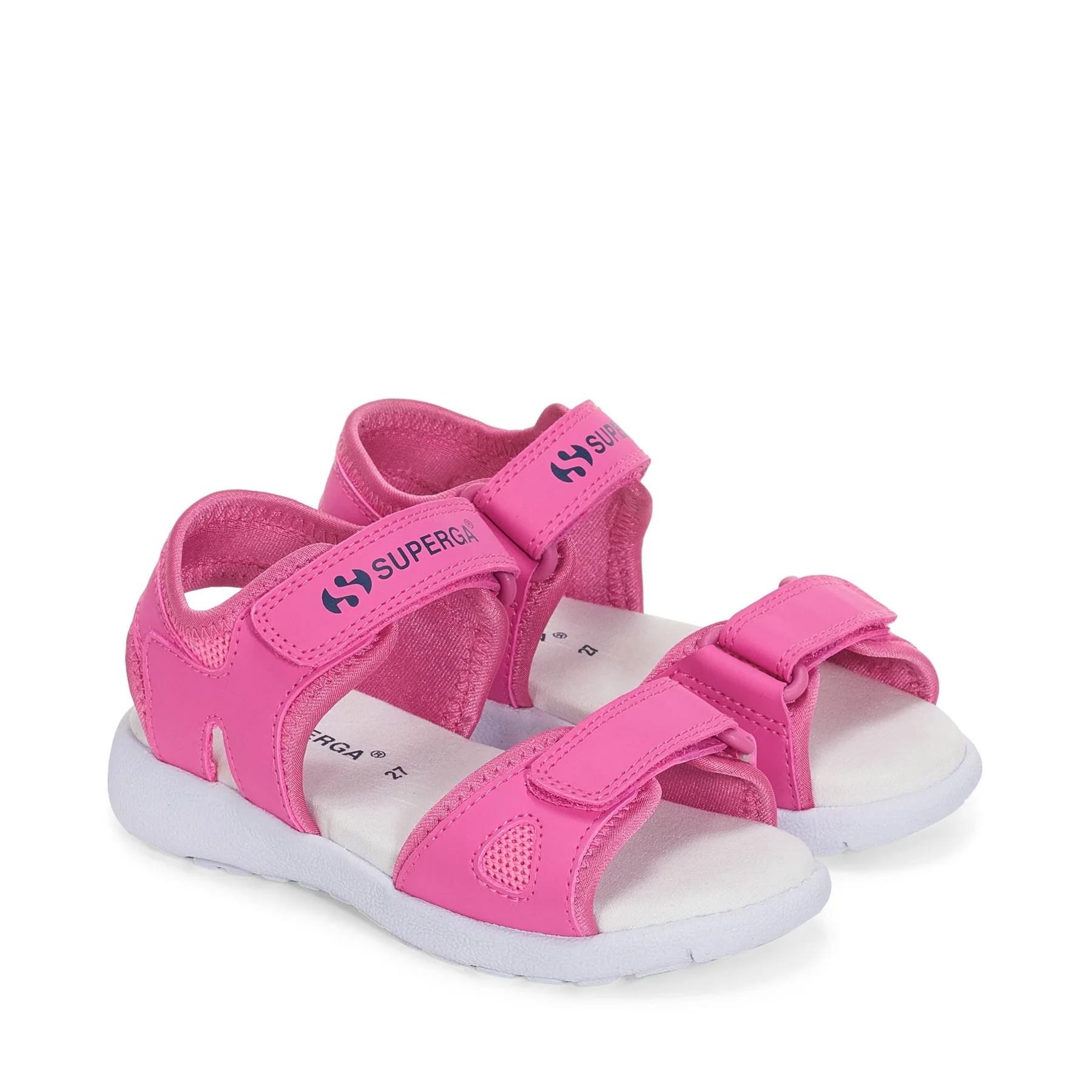 3999 KIDS SYNTHETIC MATERIAL-PINK FUCHSIA-WHITE