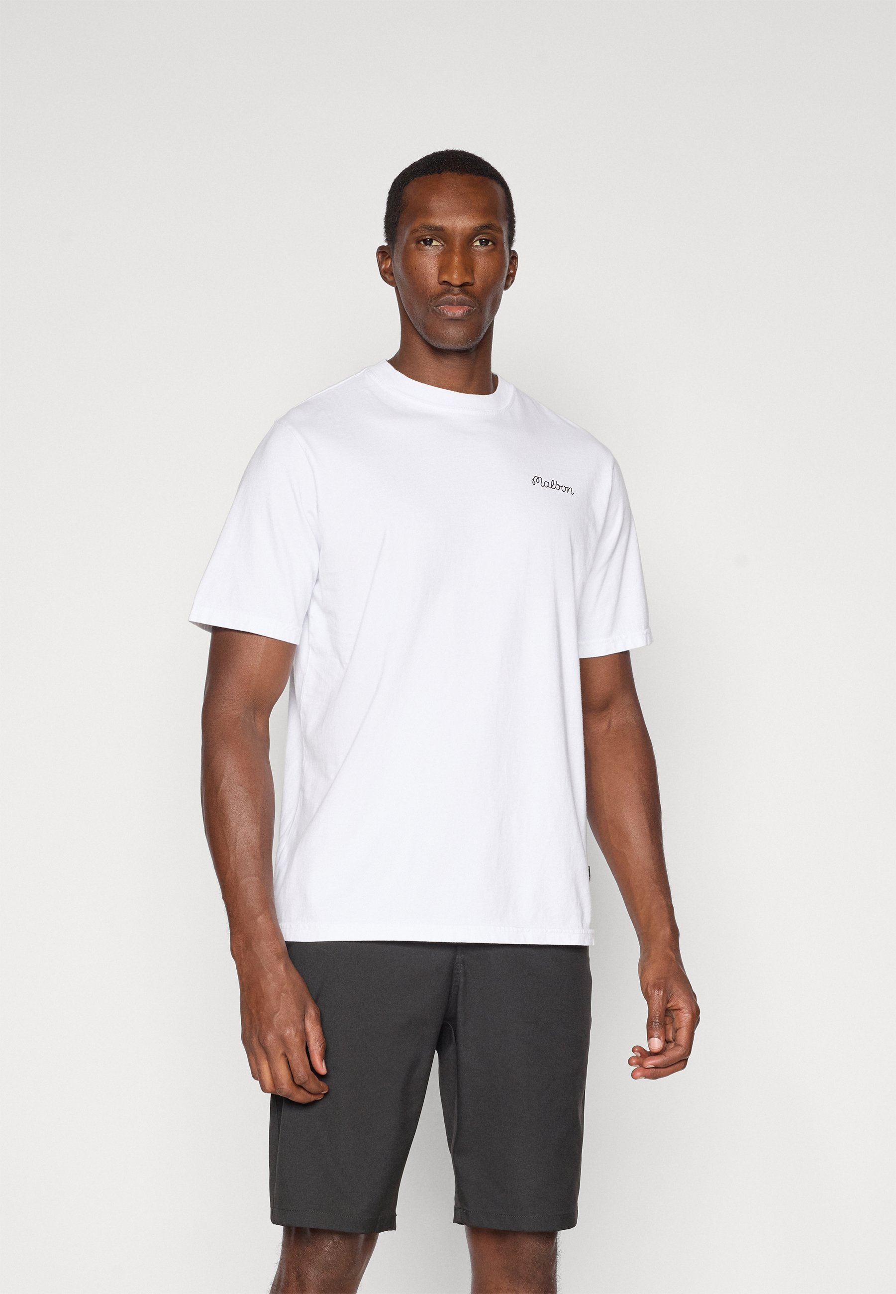T-shirt Malbon BERMUDA BALDWIN - T-shirt imprimé - blanc