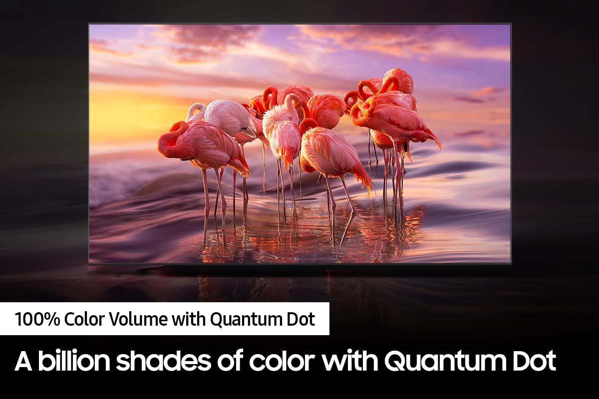 SAMSUNG 50-Zoll QLED Q60B Serie - 4K UHD Dual LED Quantum HDR Smart TV mit integrierter Alexa (QN50Q60BAFXZA, Modell 2022)