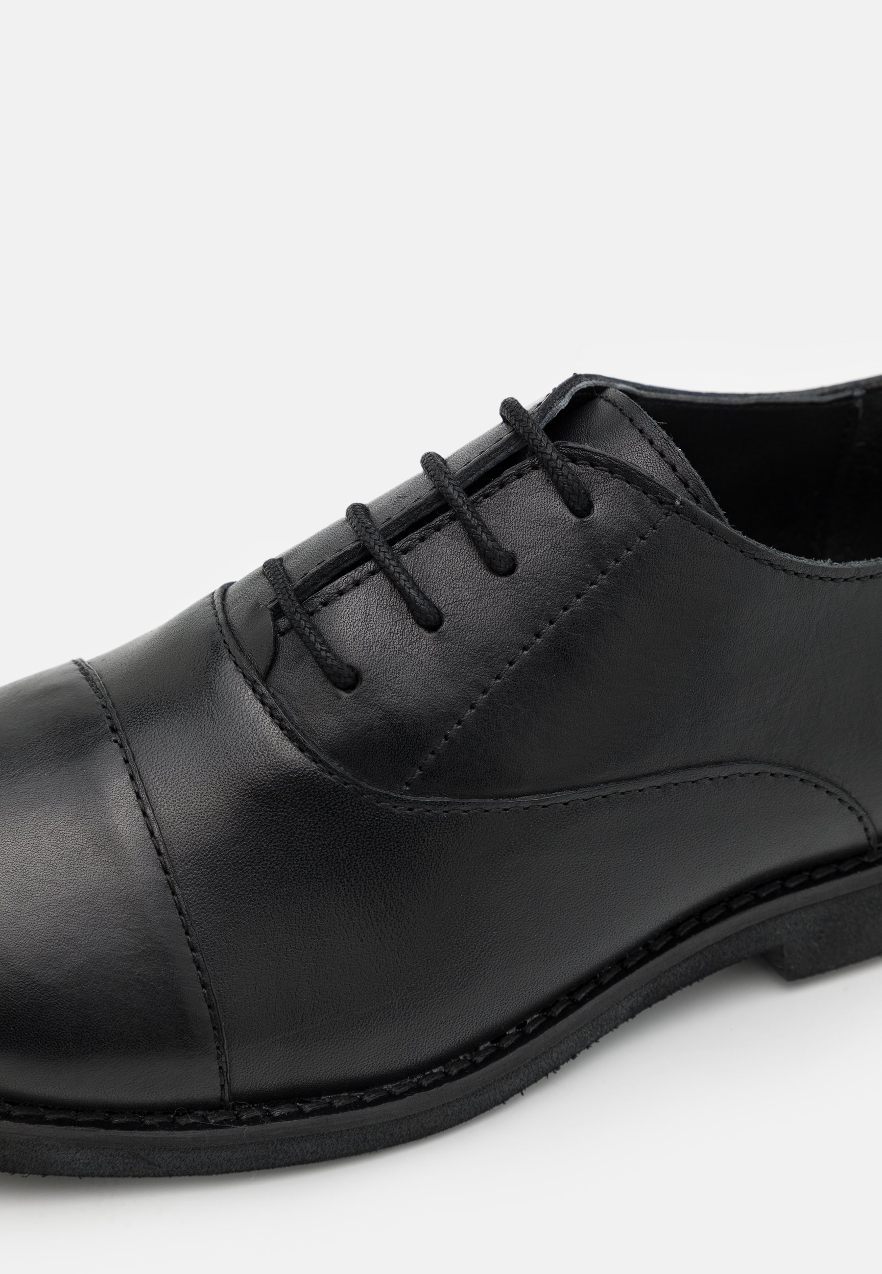 Friboo CUIR - Chaussures à lacets - noires