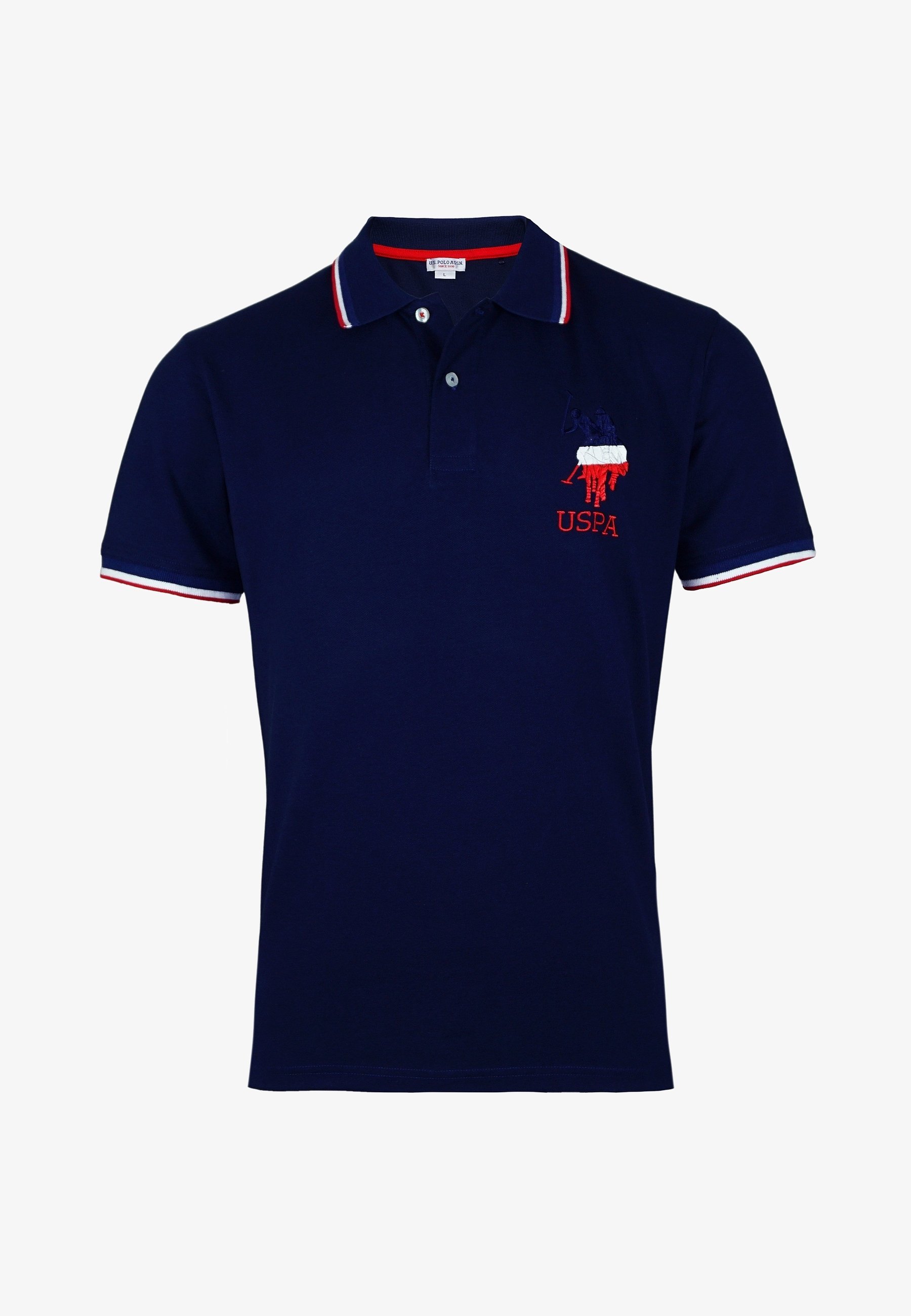 US Polo Assn. TRICOLOUR SHORTSLEEVE - Polo shirt - dunkelblau
