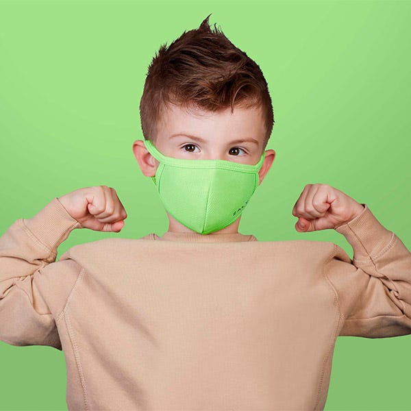 Återanvändbar neon ansiktsmask