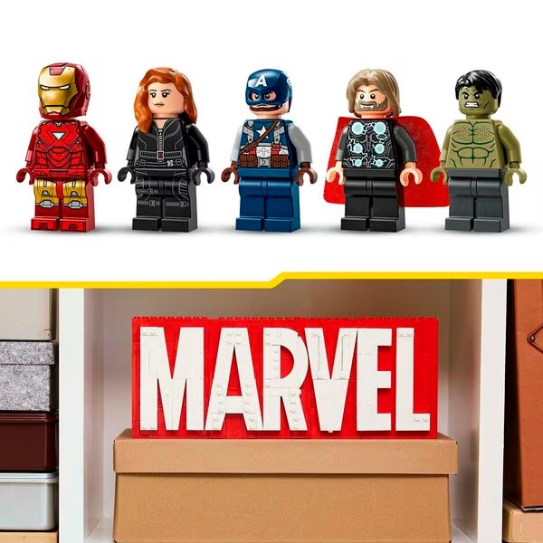 LEGO Marvel 76313 Logotip in minifigure Marvel