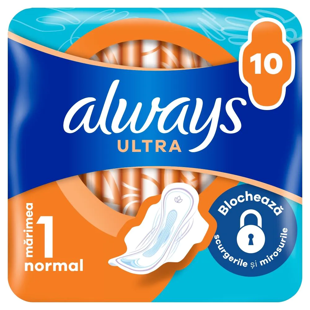 Always Ultra Normal Plus Podpaski higieniczne, 10 szt.