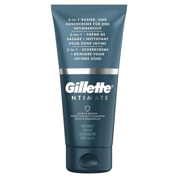 Gillette Intimate 2-v-1 holenie a čistiaci gél 177 ml