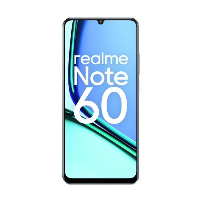 Téléphone mobile - REALME - Note 60 - 6 Go RAM - 128 Go - Double SIM - Étanchéité IP64