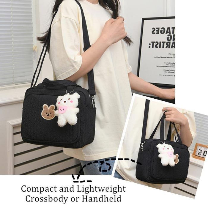 Bolso cambiador, bolso de maternidad, bolso de viaje, bolso para bebé, bolso para pañales, bolso cambiador negro