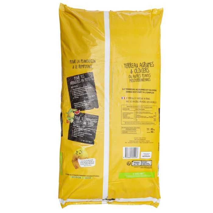 OrBIO Citrus Potgrond 40L