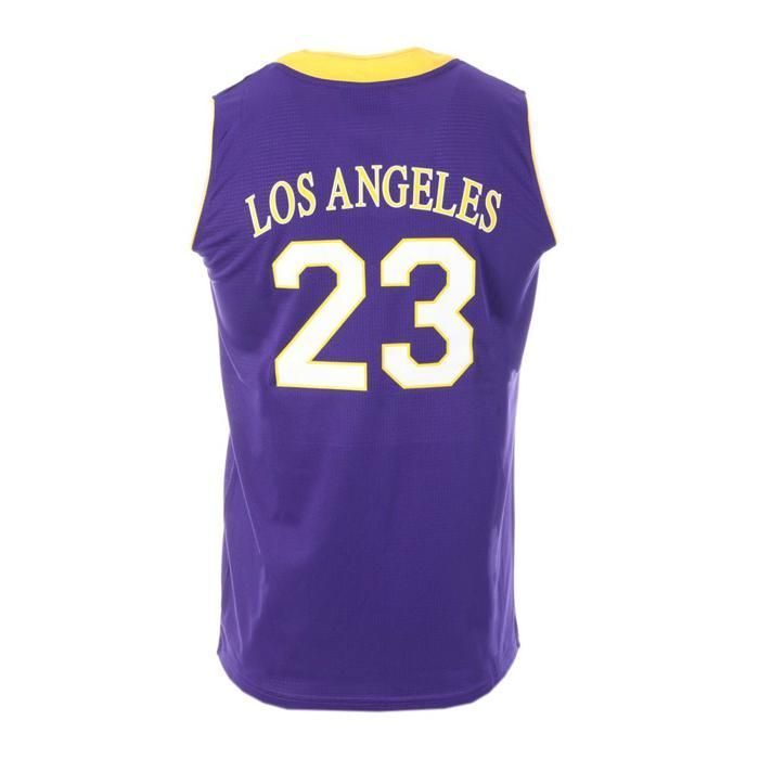 Los Angeles Maillot de Basket Violet/Jaune Homme Sport Zone