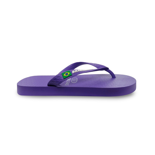 Chinelo de praia brasileiro, modelo clássico Brazil NL, fabricado no Brasil