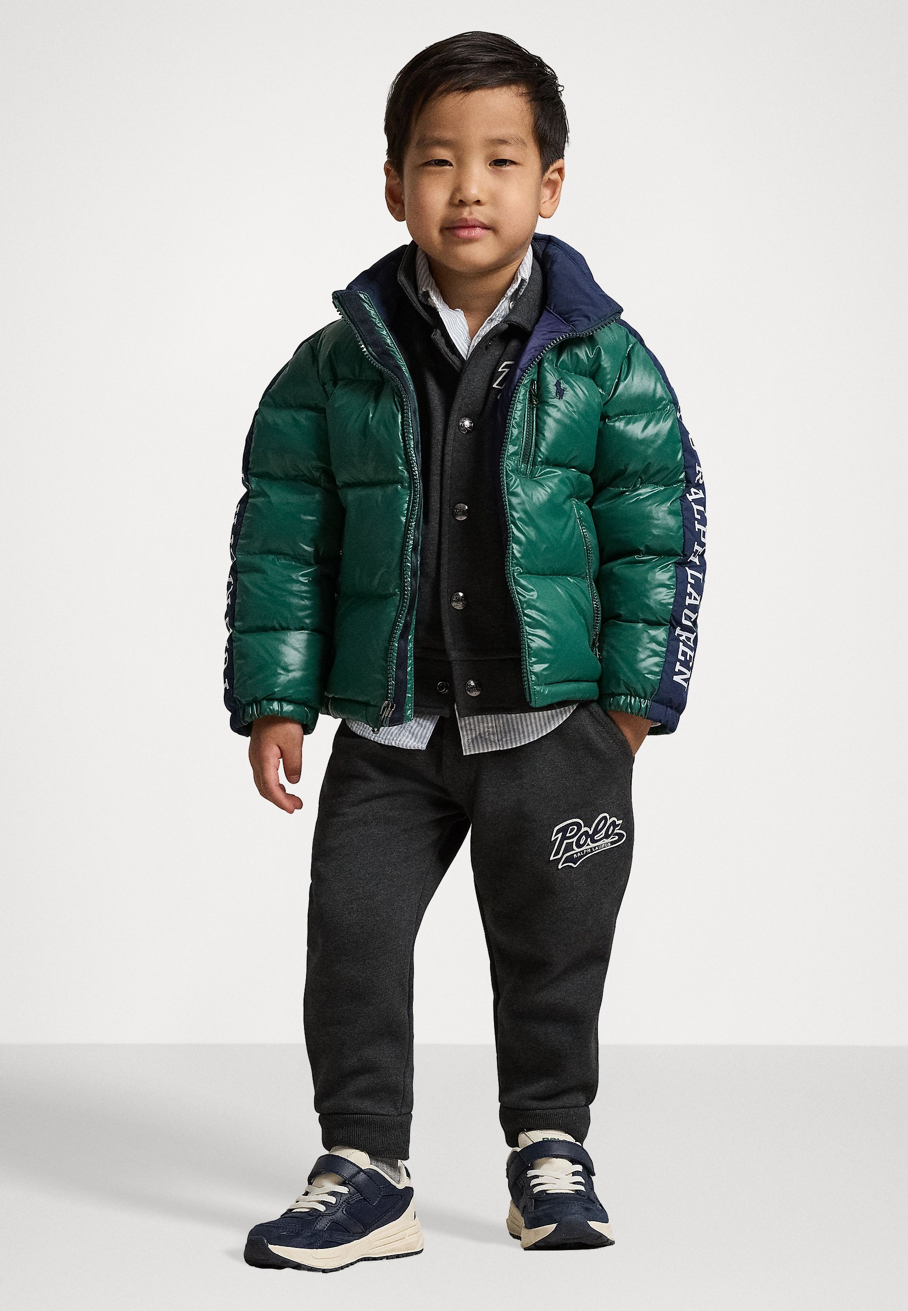 Polo Ralph Lauren LOGO DOWN HOODED JACKET - Donsjack - New Forest