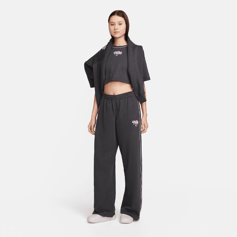 Sportieve fleece rechte broek
