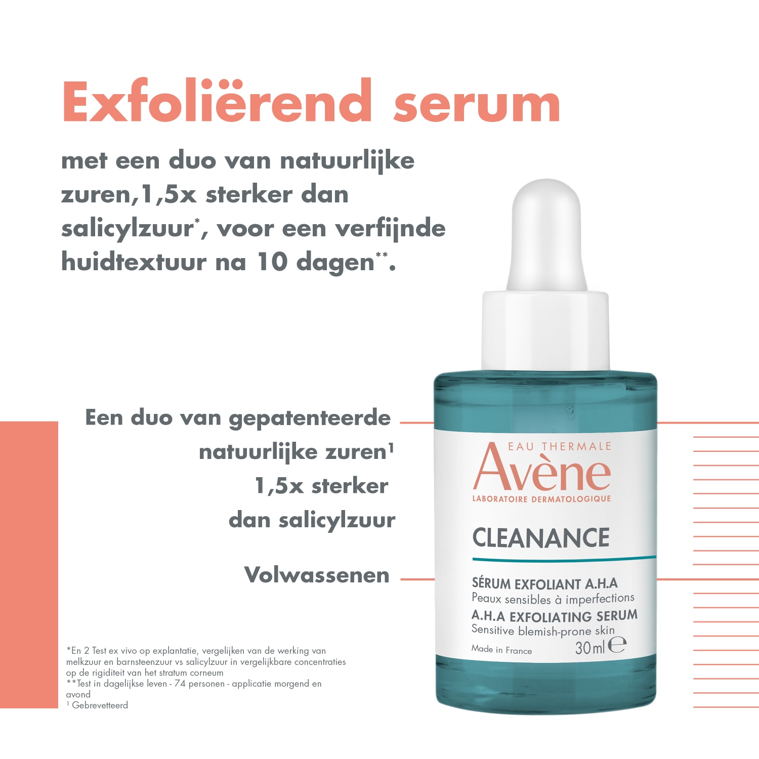 Avène Glowserum Cleanance AHA Peelingserum - 30 ml