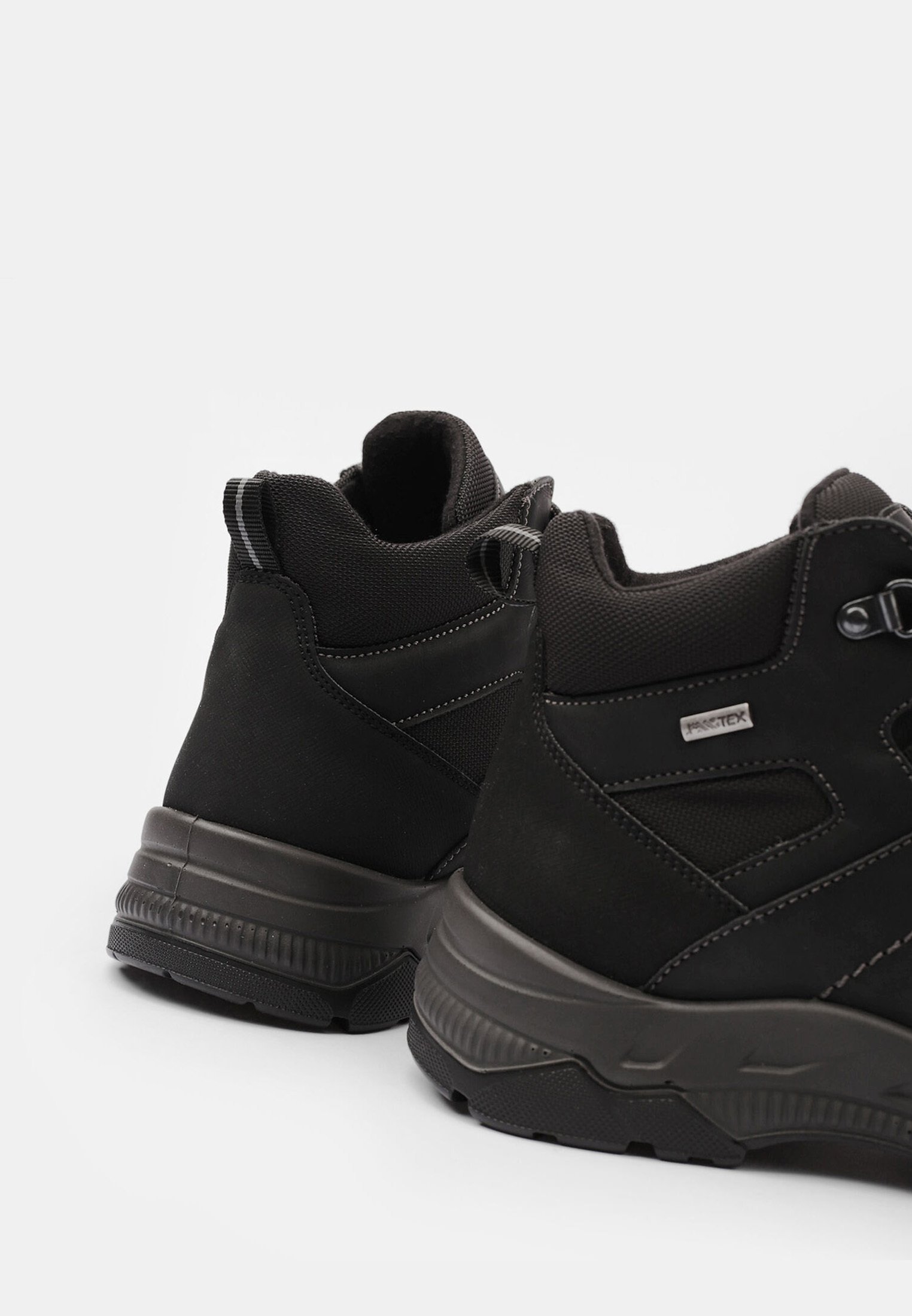 Bata Enkellaarzen met veters - schwarz