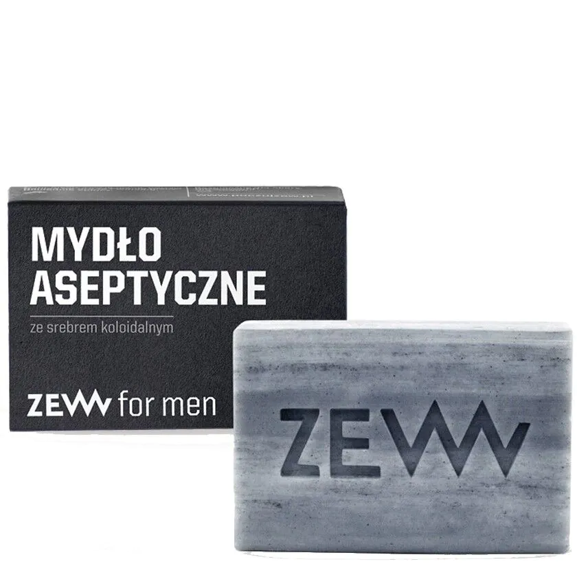 ZEW For Men ze Srebrem Kolidalnym - Mydło aseptyczne85 g
