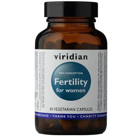 Viridian Fertility For Women, Preparat wspomagający płodność u kobiet, Kapsułki