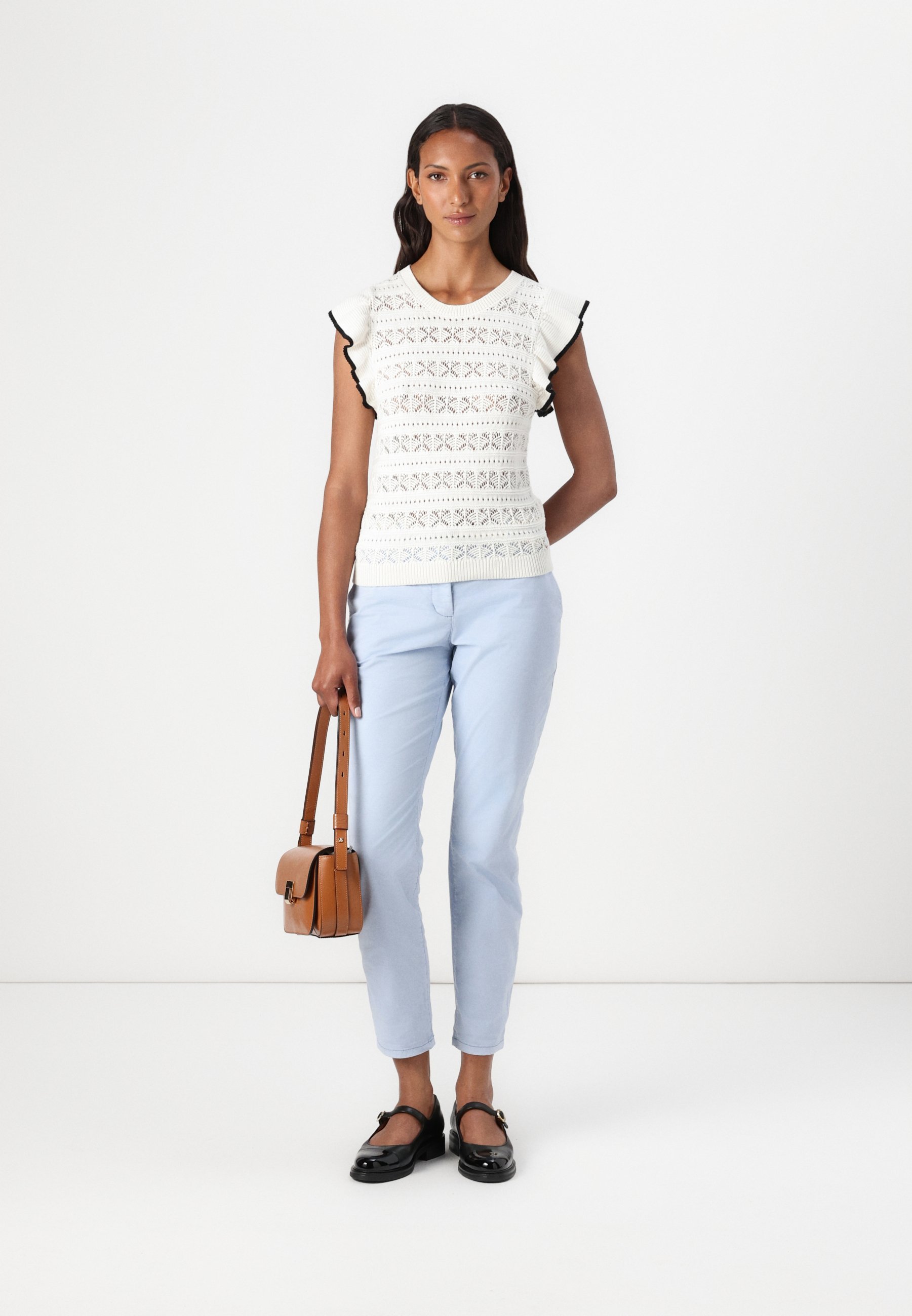TOM TAILOR DENIM Top - gebroken wit