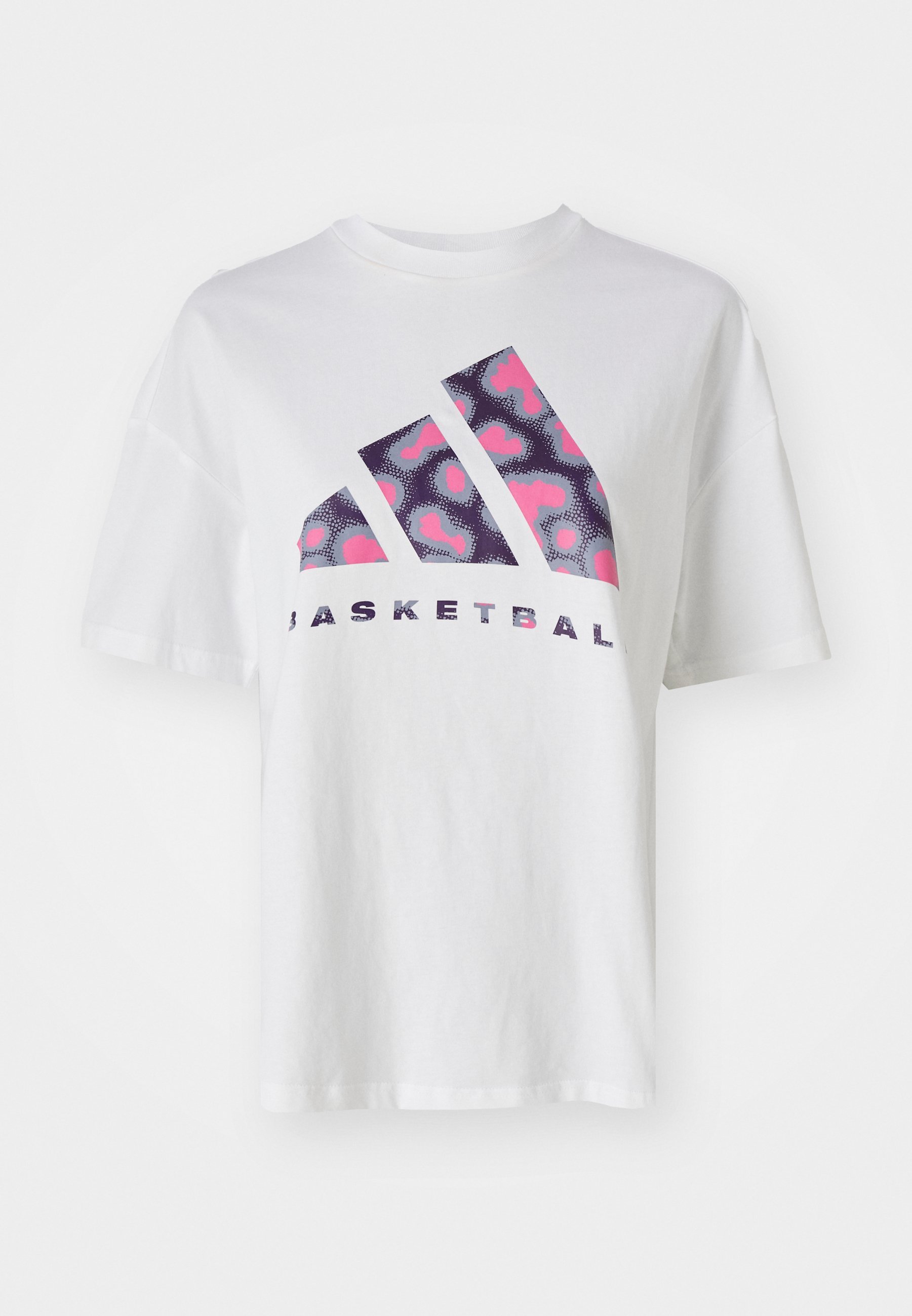 adidas Performance CAMO T-shirt - T-shirt met print - wit/zilverviolet
