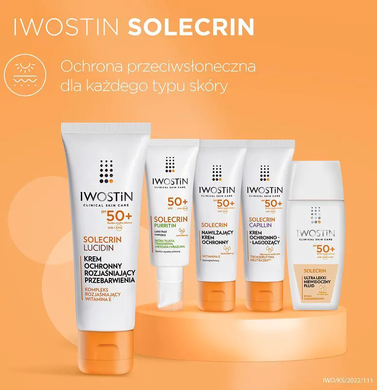 Iwostin Solecrin Lucidin Krem na przebarwienia SPF 50+