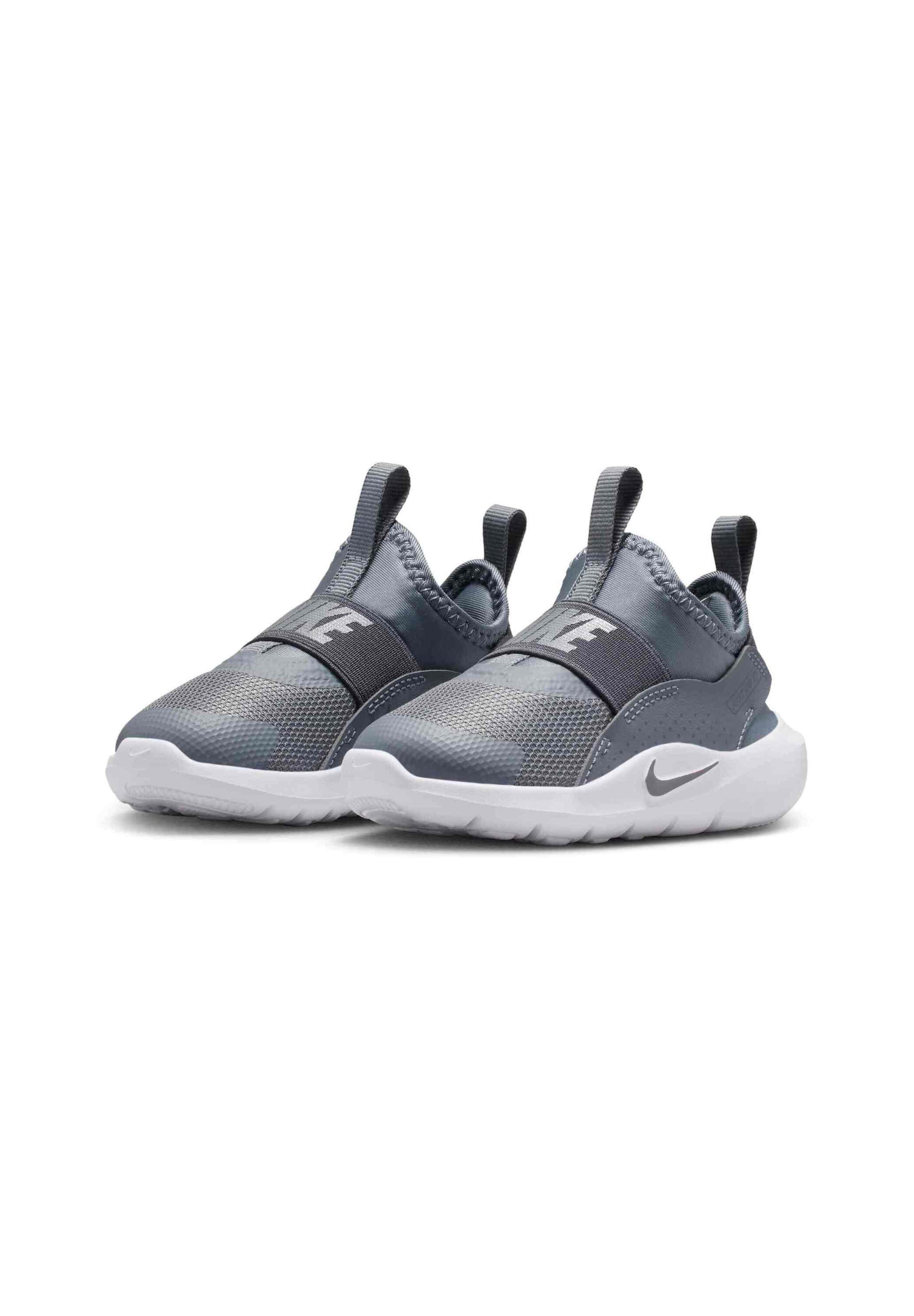 Nike Performance FLEX RUNNER 4 UNISEXE - Chaussures de running sur route - gris clair/gris foncé/blanc