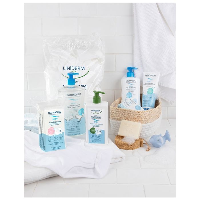 Liniment oléo-calcaire - NEUTRADERM - Baby Bio - Flacon-pompe 480 ml - Huile d'olive vierge - Soin pour le change