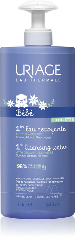 Uriage Bébé 1e Reinigingswater voor lichaam en gezicht