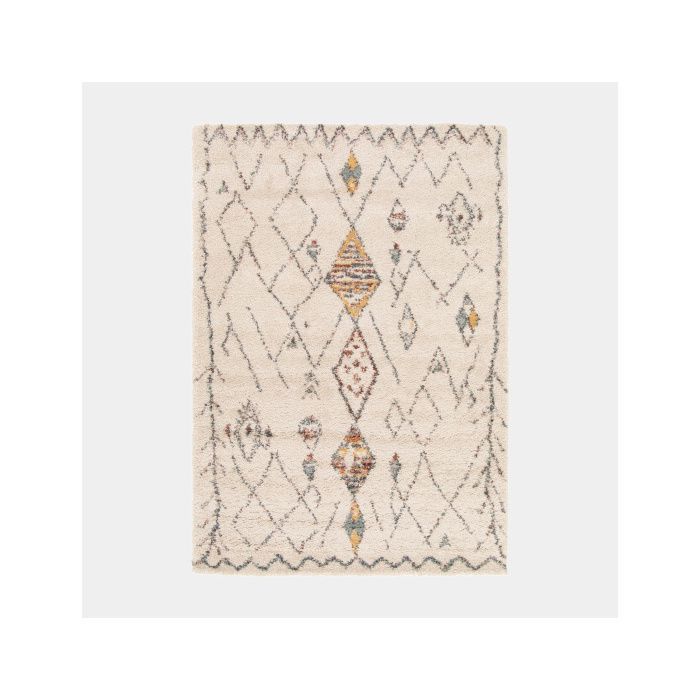 Berbermuster-Teppich – Aufdruck – Mehrfarbig – 160 x 230 cm