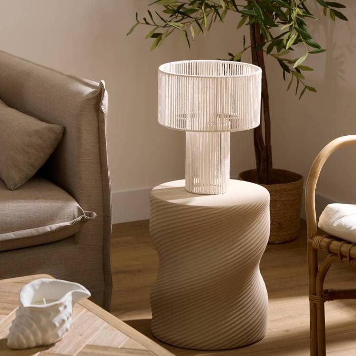 Witte tafellamp Miria - Atmosphera Interior Designer