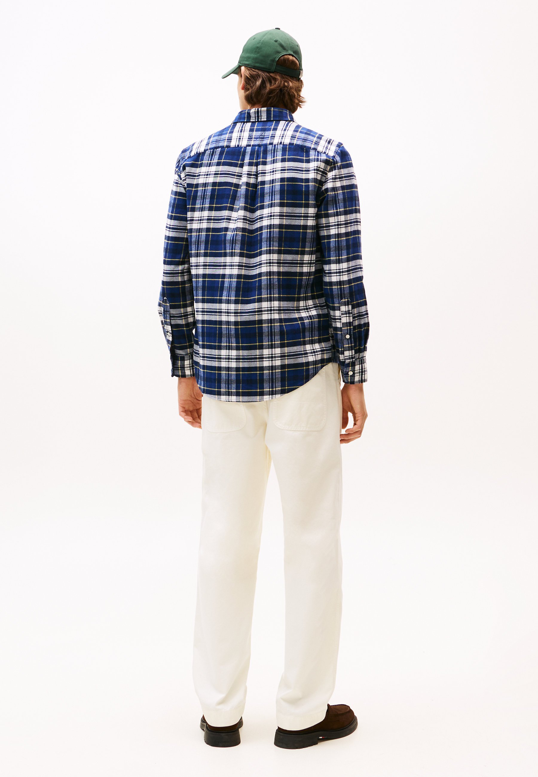 Tommy Hilfiger SEIZOENSOVERHEMD - Overhemd - preppy marineblauw / ruitjespatroon