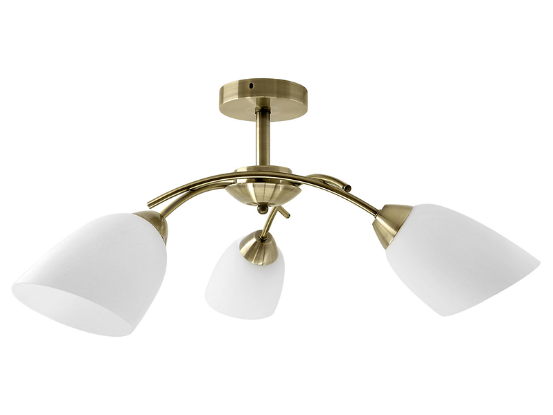 Lampa sufitowa Nikita 3-punktowa metalowa złota