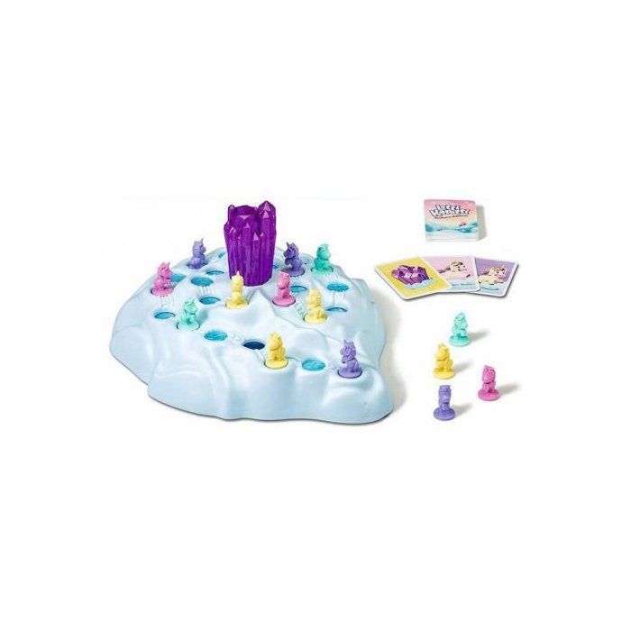 Unicorn Carrot Crunch, Race in the Clouds - Hindernisbaan - Bordspel, Leeftijd 4+ - Klassieke set en kaart