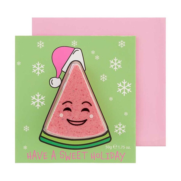 Bubble T Cosmetics Wassermelonen-Badebombenkarte (50 g)