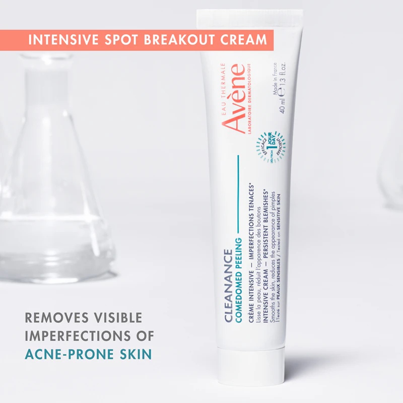 Avène Cleanance Comedomed pīlinga intensīvais krēms aknei pakļautai ādai