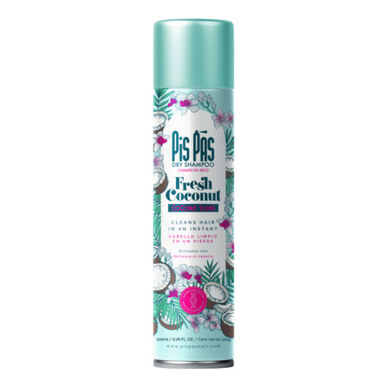 Champú seco Pis Pas con aroma a coco fresco. Champú seco de coco 200 ml.