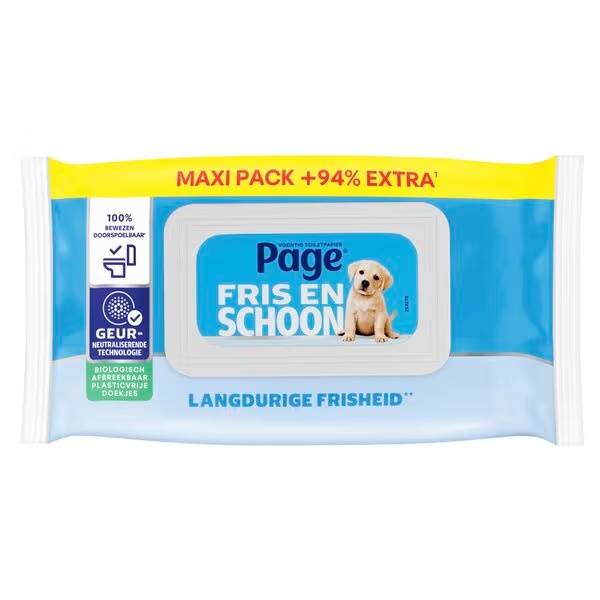 Page Fresh and Clean vlažni toaletni papir<br>74 komada
