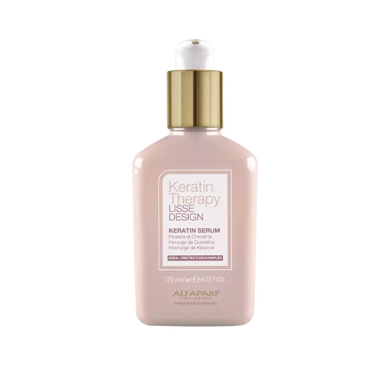 Alfaparf Milano Keratin Therapy Lisse Design wygładzające serum do włosów 125 ml
