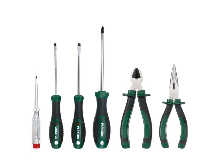 Trusă de scule PARKSIDE® cu scule metalice de 4V și kit Tournevis PWBM A1