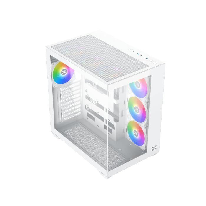 Computer case - Xigmatek - Aqua V Air ARGB - White - RGB - Modern design