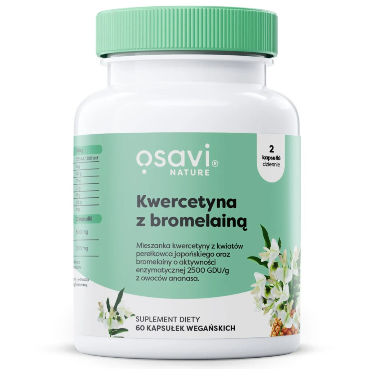 Osavi kvercetin z bromelaninom