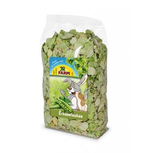 Complete feed - JR FARM - Pea flakes - 1 kg - Pre-cooked and easily digestible - For rabbits and rodents