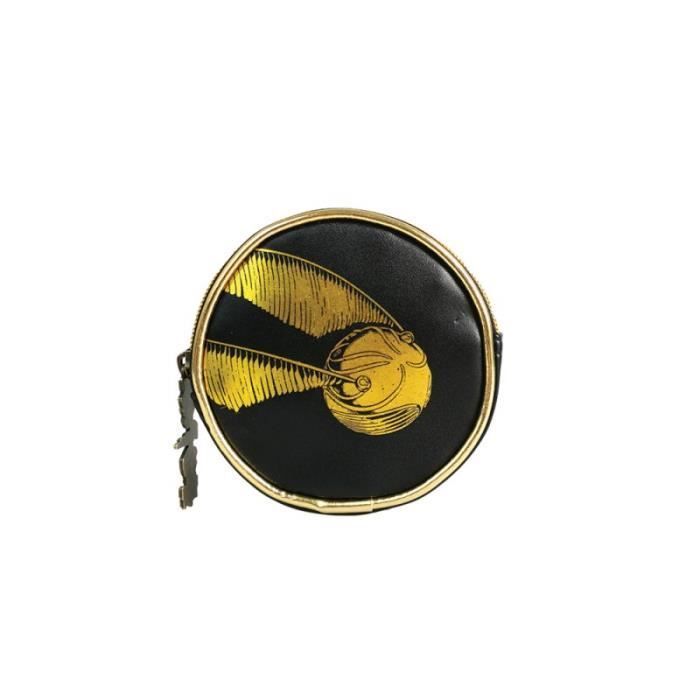 Monedero pequeño redondo de Harry Potter con la Snitch Dorada