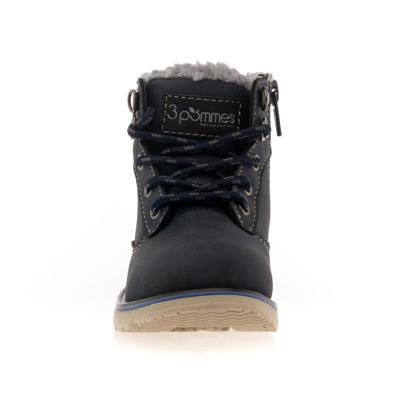 Chłopięce niebieskie buty/kozaki