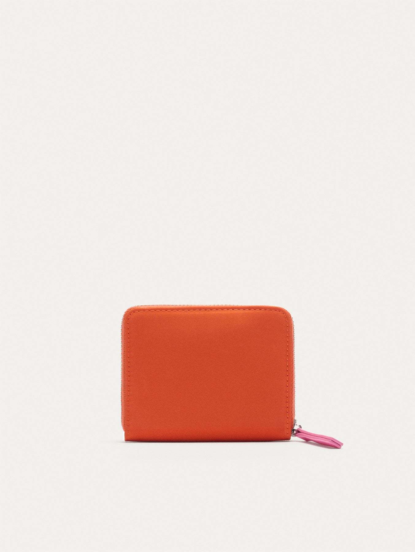 CARTERA NYLON LOGO NARANJA
