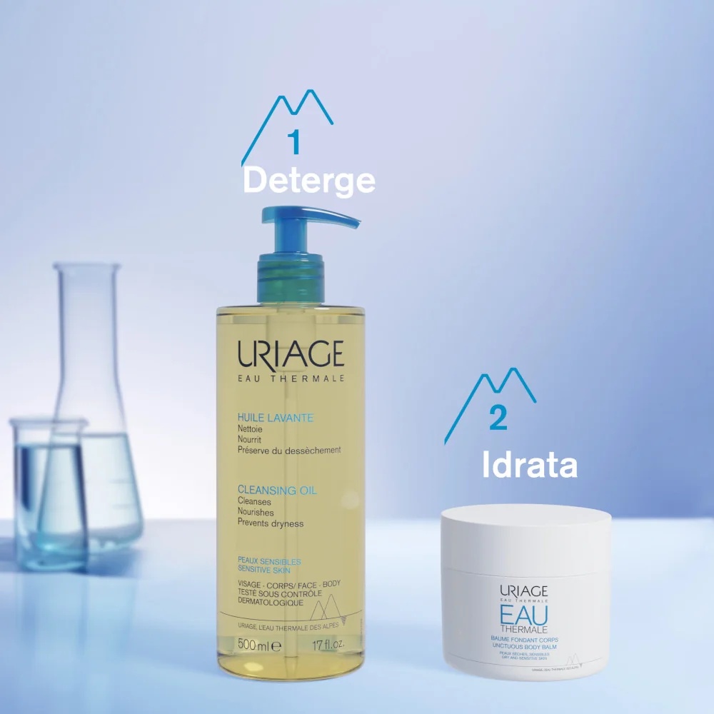 URIAGE Uriage Eau Thermale Reinigungsöl für Gesicht und Körper 1 Liter Für alle Hauttypen